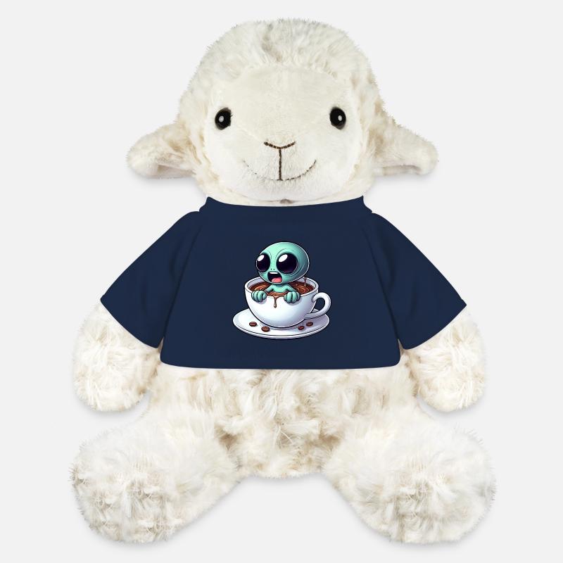 Alien Alien Coffee Drinker Caffeine - MiniFeet® Sheep Annika - french navy