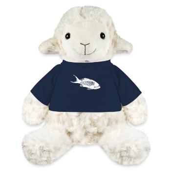 Vintage coral reef fish in the coral reef - MiniFeet® Sheep Annika - french navy - Front