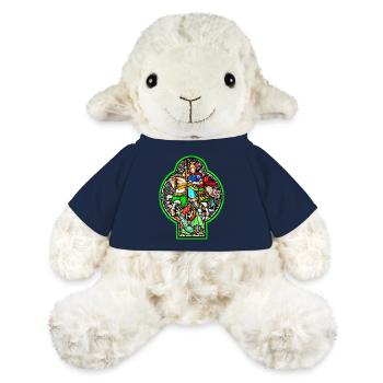 stained glass window saint georg - MiniFeet® Sheep Annika - french navy - Front