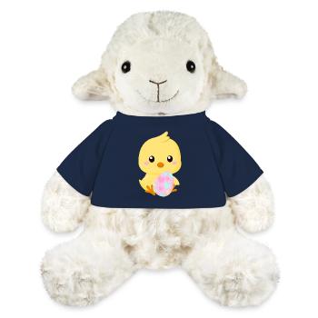 Cute little Easter chick with Easter egg - MiniFeet® Sheep Annika - french navy - Front