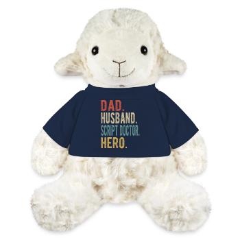 Scénario Doctor Papa Husband Hero - Mouton en peluche Annika MiniFeet® - bleu marine - Devant
