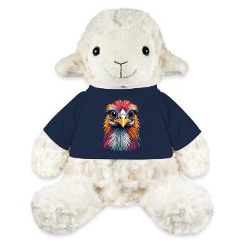 Autruche - Mouton en peluche Annika MiniFeet® - bleu marine - Devant