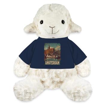 Vintage Amsterdam Kanal Niederlande Holland - MiniFeet® Schaf Annika - French Navy - Vorne