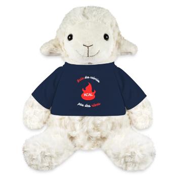 Brûle des calories : T-shirt motivation - Mouton en peluche Annika MiniFeet® - bleu marine - Devant