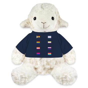 LGBTQ Pride Flaggen - MiniFeet® Schaf Annika - French Navy - Vorne