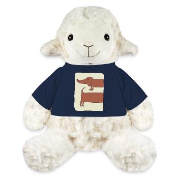 dackel lustig - MiniFeet® Schaf Annika - French Navy - Vorne