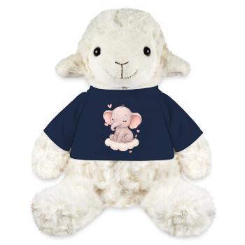 Mignon bébé éléphant - Mouton en peluche Annika MiniFeet® - bleu marine - Devant