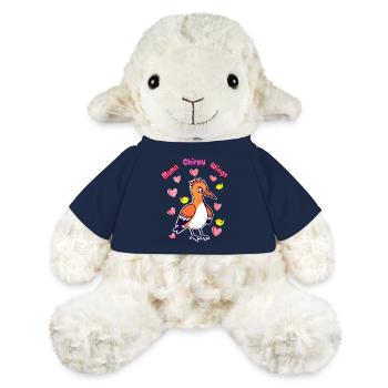 Mama Chirpy Wings : Oiseau de dessin animé - Mouton en peluche Annika MiniFeet® - bleu marine - Devant