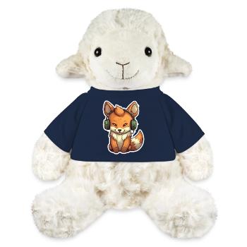 A cute fox playing video games - MiniFeet® Sheep Annika - french navy - Front