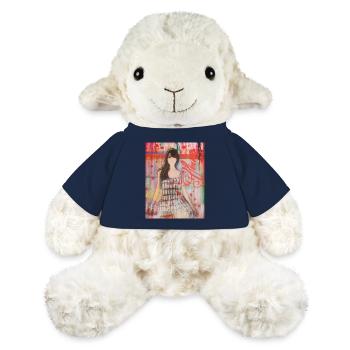 Woman icon singer Françoise omikly pop art - MiniFeet® Sheep Annika - french navy - Front