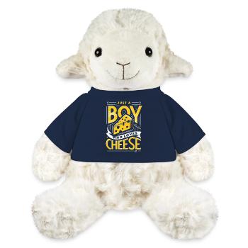 Cheese Food Amateurs de fromage - Mouton en peluche Annika MiniFeet® - bleu marine - Devant