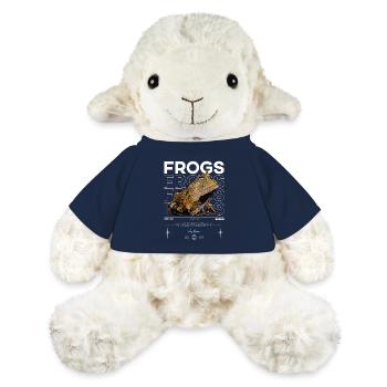 Gehörnter Frosch Streetwear Froschhüter - MiniFeet® Schaf Annika - French Navy - Vorne
