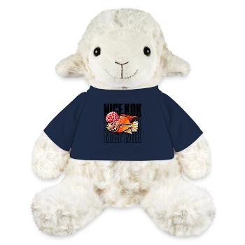 Nice Kok Funny Flowerhorn Cichlid Gardien de poisson - Mouton en peluche Annika MiniFeet® - bleu marine - Devant