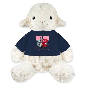Nice Kok Funny Flowerhorn Cichlid Gardien de poisson - Mouton en peluche Annika MiniFeet® - bleu marine - Devant