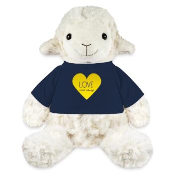 L’AMOUR depuis toujours - Mouton en peluche Annika MiniFeet® - bleu marine - Devant