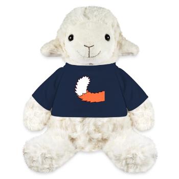 Katze Hund Schwänzchen Haariger Haustier Schwanz - MiniFeet® Schaf Annika - French Navy - Vorne