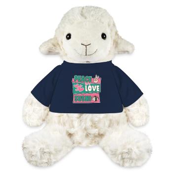 Japanese Food Lover Peace Love Sushi - MiniFeet® Schaf Annika - French Navy - Vorne