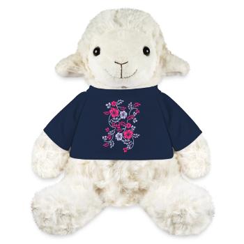 hawaii flower - Mouton en peluche Annika MiniFeet® - bleu marine - Devant