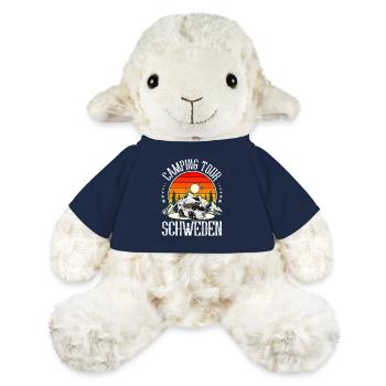 Camping Camper Camping Suède - Mouton en peluche Annika MiniFeet® - bleu marine - Devant
