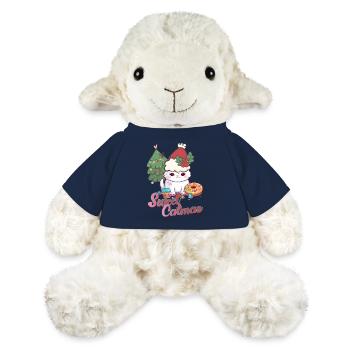 Sweet Catmas cat xmas Katze Weihnachten donut - MiniFeet® Schaf Annika - French Navy - Vorne