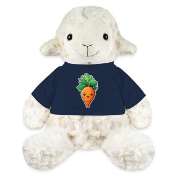Carotte Carotte Kawai - Mouton en peluche Annika MiniFeet® - bleu marine - Devant