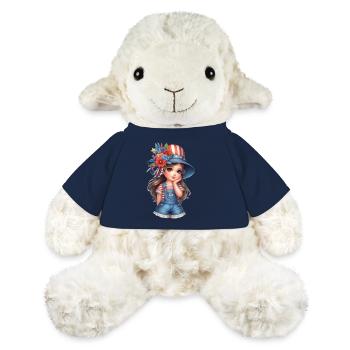 USA Girly so sweet like a Bosh - MiniFeet® Sheep Annika - french navy - Front