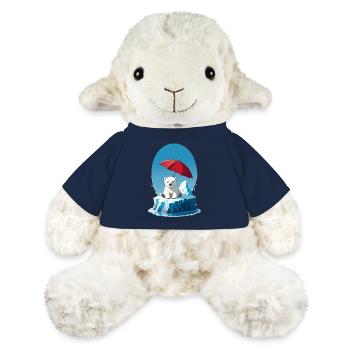 Eisbär, Eis & Sonnenschirm - MiniFeet® Schaf Annika - French Navy - Vorne