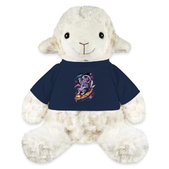 Cat Galaxy On Pizza Flight Space Adventure - MiniFeet® Sheep Annika - french navy - Front