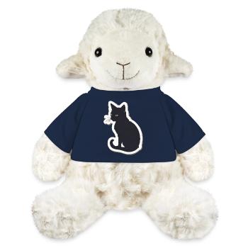 Katze Silhouette - MiniFeet® Schaf Annika - French Navy - Vorne