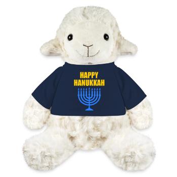 HAPPY HANUKKAH - Mouton en peluche Annika MiniFeet® - bleu marine - Devant