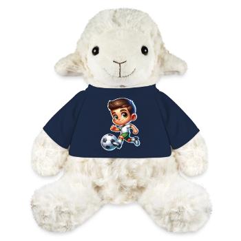 Football - Mouton en peluche Annika MiniFeet® - bleu marine - Devant