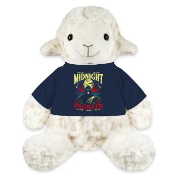 Bande dessinée VintageSkull Midnight Prowler dans le style rétro - Mouton en peluche Annika MiniFeet® - bleu marine - Devant