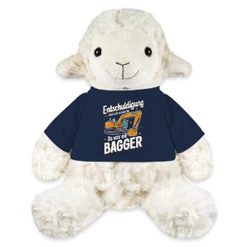 Baggerfahrer Bauarbeiter Baustelle Baumaschine - MiniFeet® Schaf Annika - French Navy - Vorne