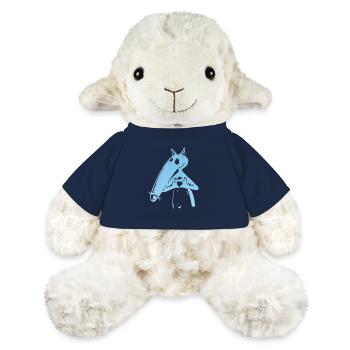 CHIEN DESSIN ANIME - Mouton en peluche Annika MiniFeet® - bleu marine - Devant