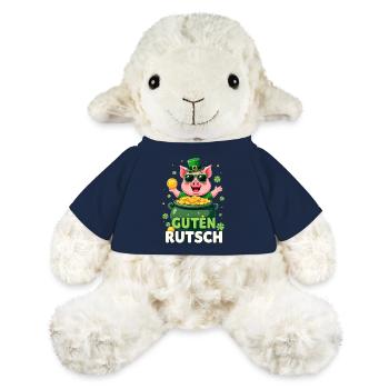 Silvester - Glücksschwein Neujahr - MiniFeet® Schaf Annika - French Navy - Vorne
