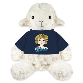 Retro Illustration Blonde - MiniFeet® Schaf Annika - French Navy - Vorne