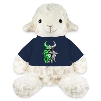 Vert Ragnar - Mouton en peluche Annika MiniFeet® - bleu marine - Devant