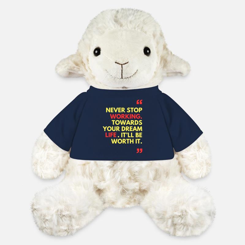 Never stop working towards your dream - MiniFeet® Sheep Annika - french navy
