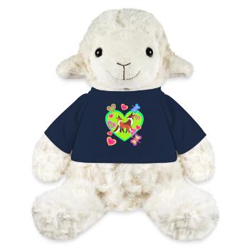 Fuchs Füchse Retro Kinder Waldtiere - MiniFeet® Schaf Annika - French Navy - Vorne