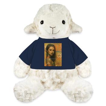 Italy woman pop art dot omikly portrait graffiti - MiniFeet® Sheep Annika - french navy - Front