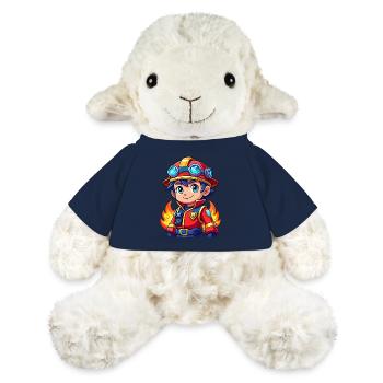 Hero in red the firefighter - MiniFeet® Sheep Annika - french navy - Front