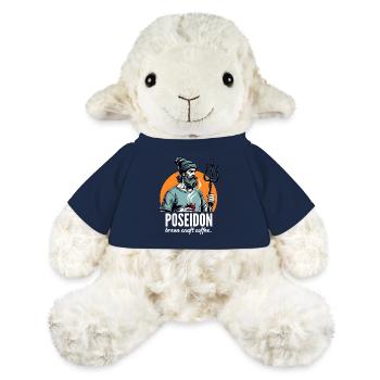 Poséidon prépare également du café artisanal ! - Mouton en peluche Annika MiniFeet® - bleu marine - Devant