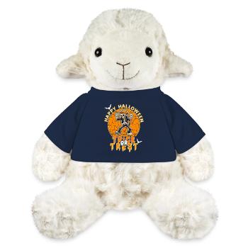 Halloween Design Creepy Skeleton Design - MiniFeet® Sheep Annika - french navy - Front