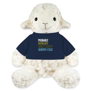 Probably Hungry Likely Sleepy Always Cold Vintage - Mouton en peluche Annika MiniFeet® - bleu marine - Devant