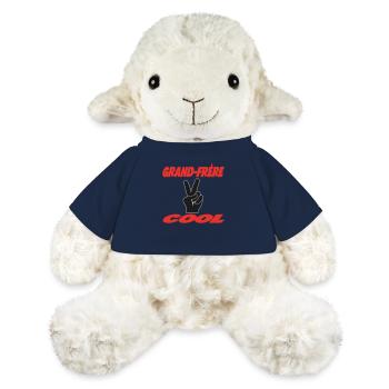 Grand Frère COOL - Mouton en peluche Annika MiniFeet® - bleu marine - Devant