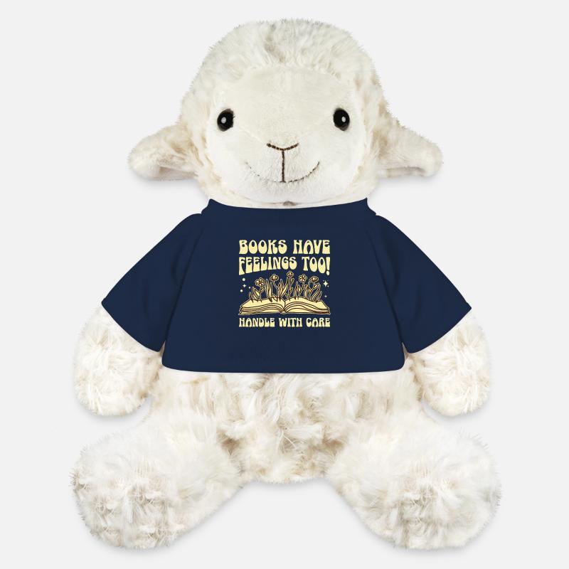 Library Clerk Funny Library Assistant - MiniFeet® Sheep Annika - french navy