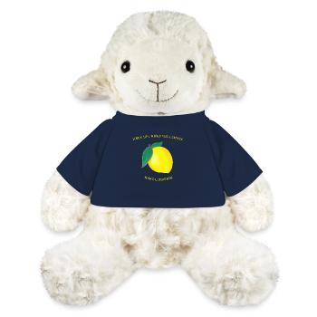 Lorsque la vie vous donne des citrons, faites de la limonade - Mouton en peluche Annika MiniFeet® - bleu marine - Devant