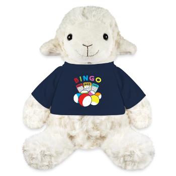 Bingo - Mouton en peluche Annika MiniFeet® - bleu marine - Devant