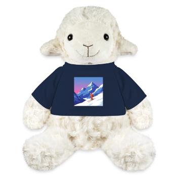 Ski : plaisir et aventure à la montagne - Mouton en peluche Annika MiniFeet® - bleu marine - Devant