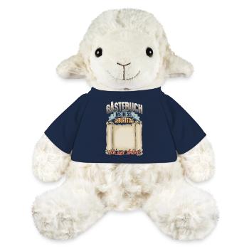 55. Geburtstag Gästebuch - MiniFeet® Schaf Annika - French Navy - Vorne